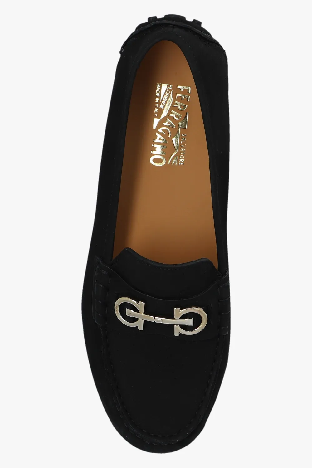 Salvatore Ferragamo Logo Plaque Loafers