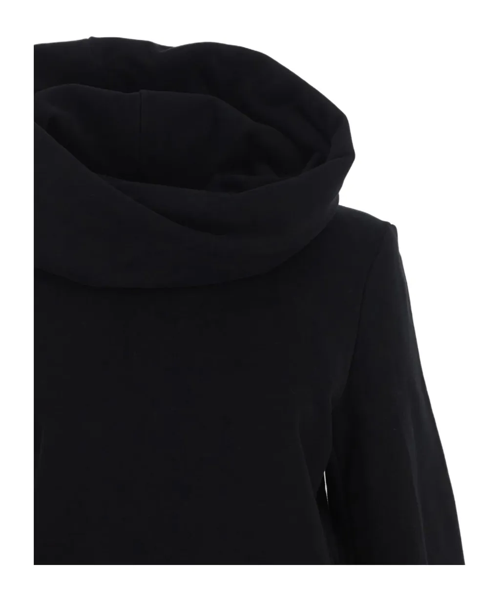 Saint Laurent Straight Hem Long-Sleeved Hoodie
