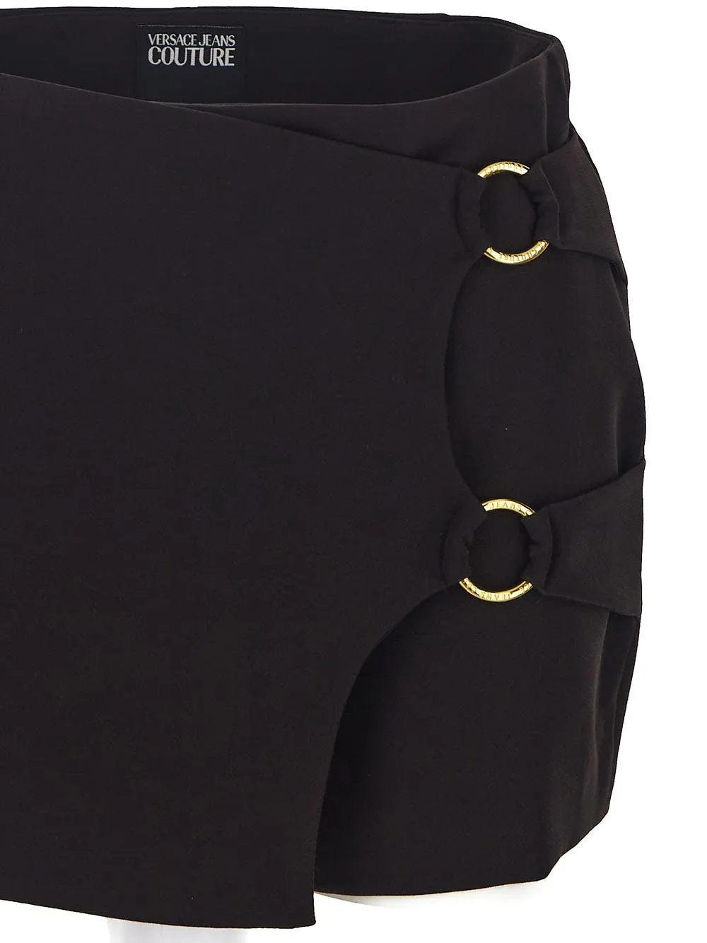 Ring-Detail Mini Skort