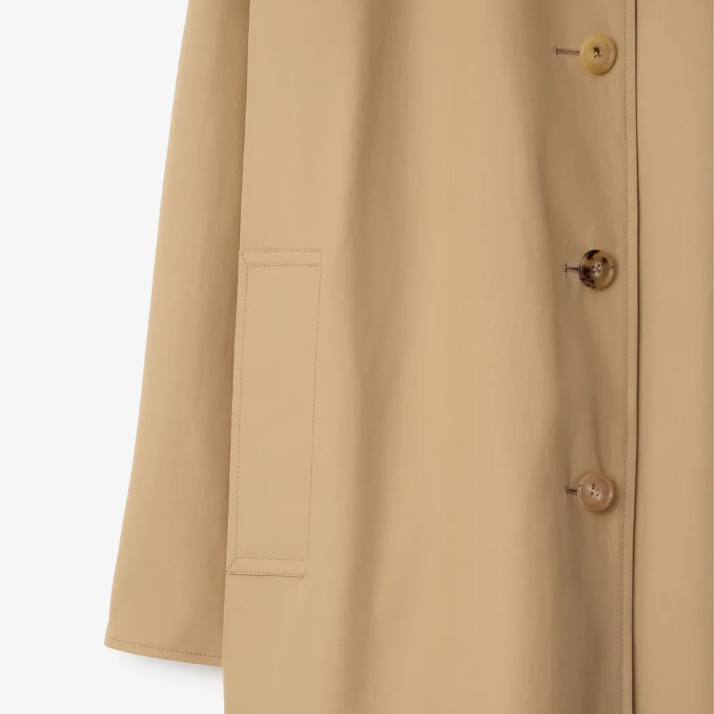 Burberry Check-Pattern Buttoned Reversible Trench Coat