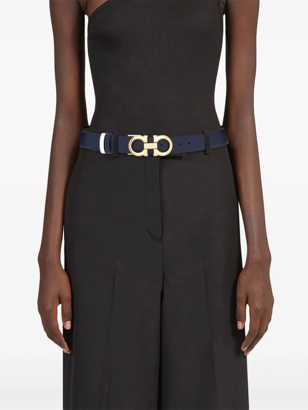 Gancini Double-Sided Leather Belt