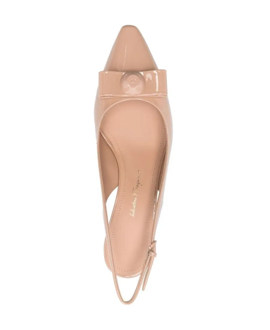 Logo Slack-Heeled Heels