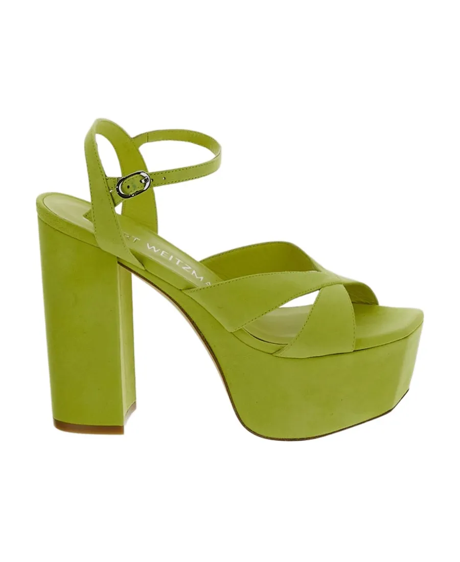 Stuart Weitzman Miami Platform Open-Toe Sandals