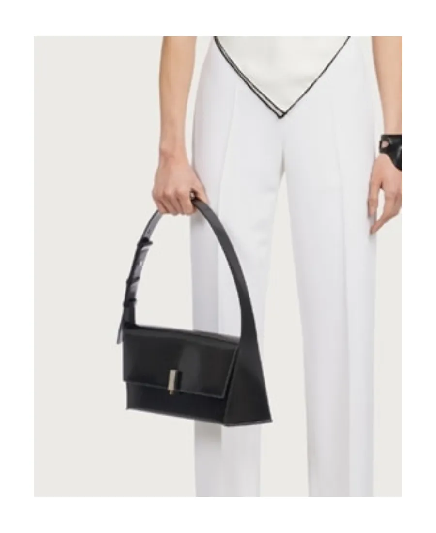 Salvatore Ferragamo Geometric Logo Engraved Shoulder Bag