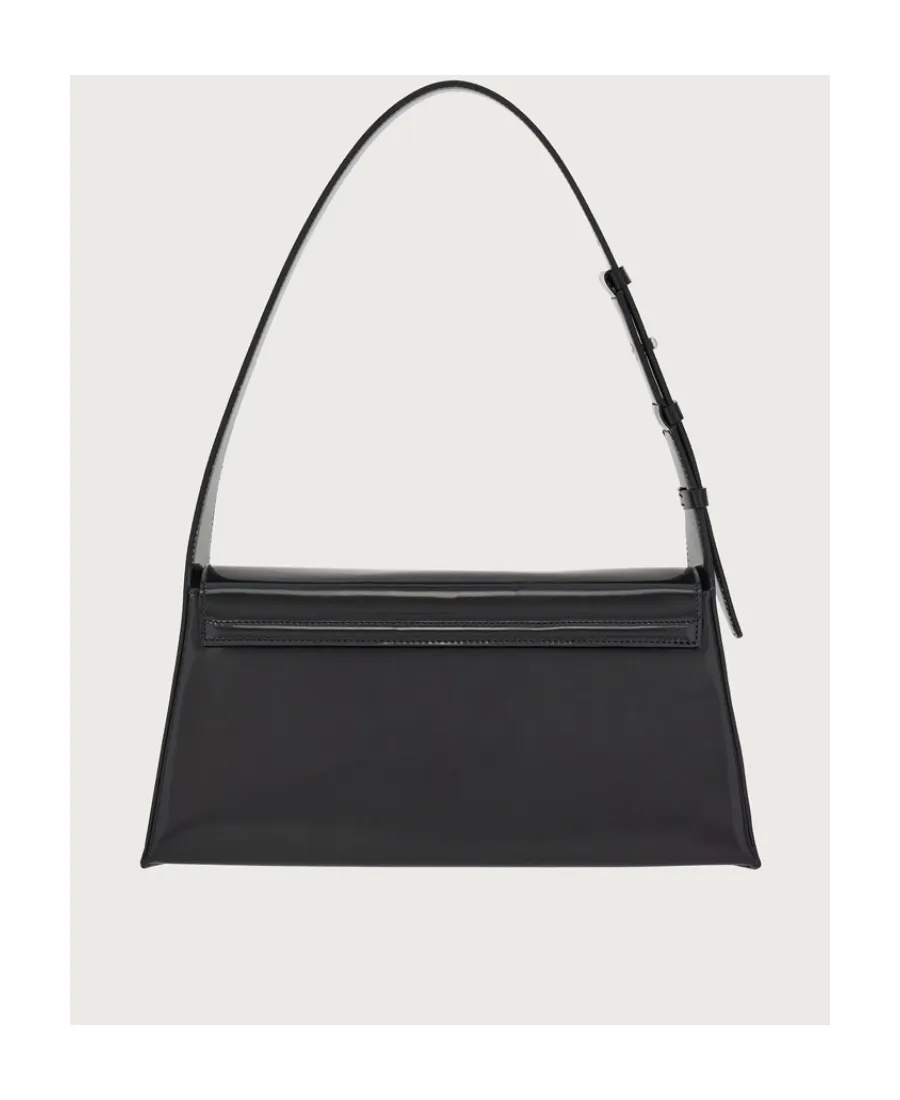 Salvatore Ferragamo Geometric Logo Engraved Shoulder Bag