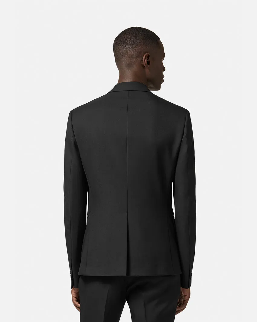 Versace Double-Breasted Tailored Blazer
