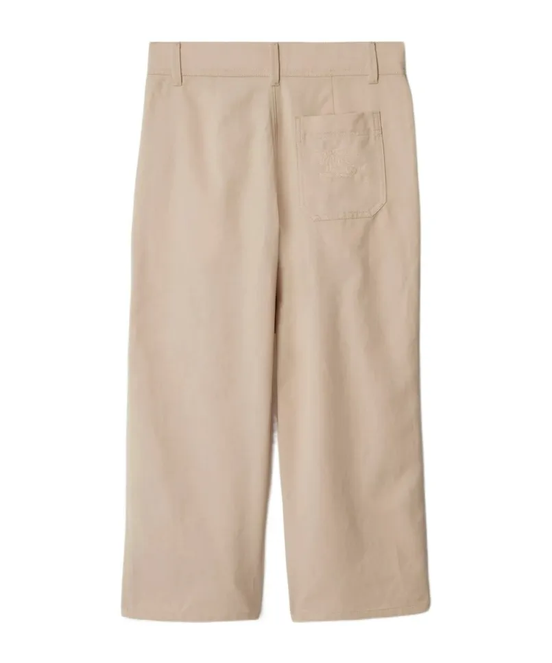 Burberry Kids Mid-Rise Straight Leg Pants