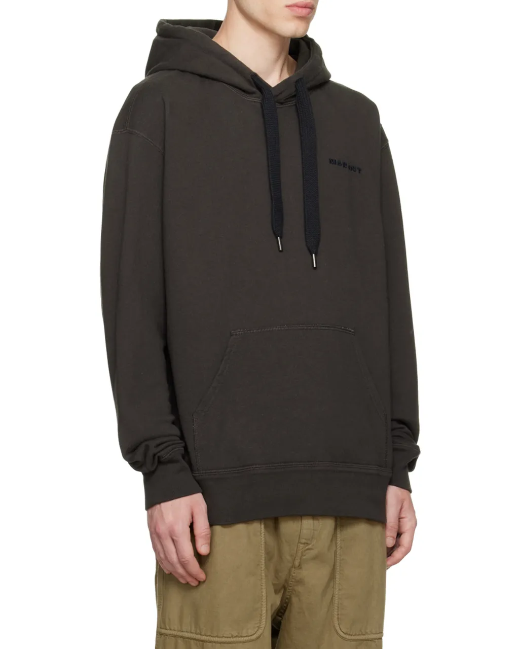 Isabel Marant Logo-Embroidered Drawstring Hoodie