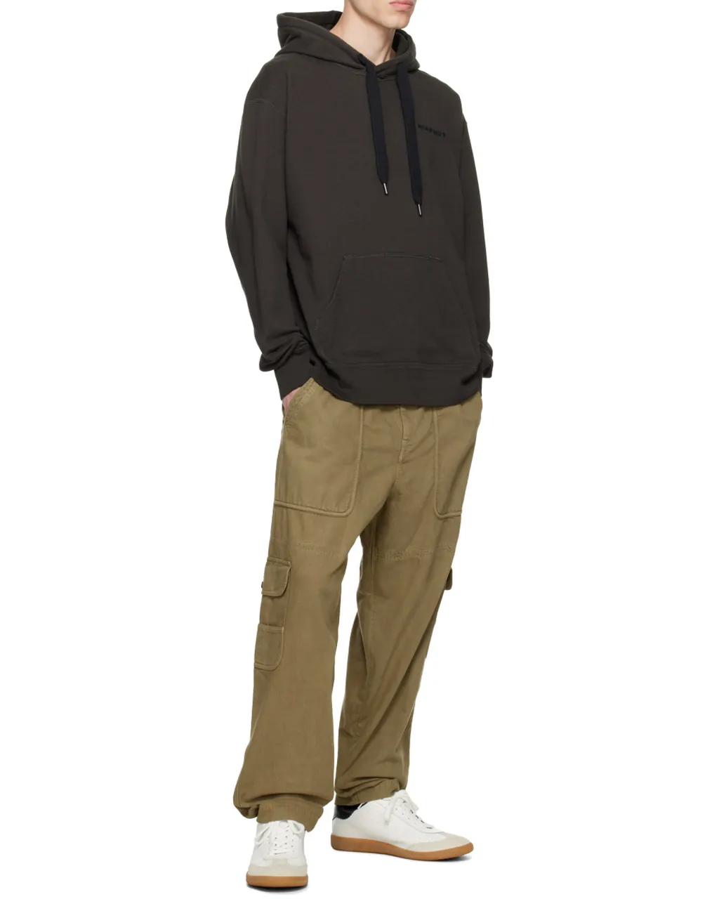 Isabel Marant Logo-Embroidered Drawstring Hoodie