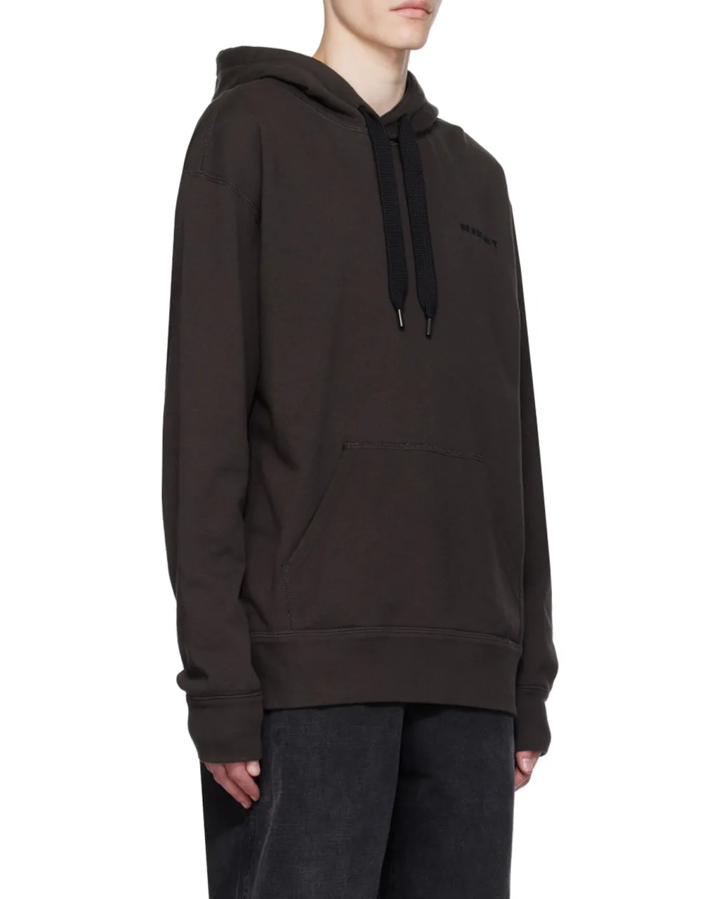 Isabel Marant Logo-Embroidered Drawstring Hoodie
