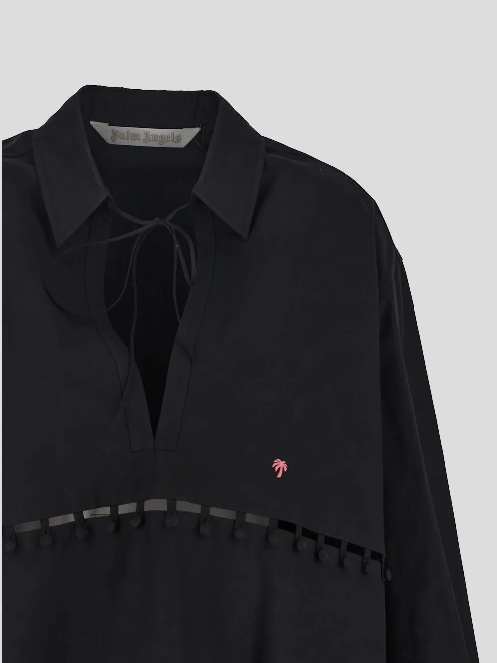 Palm Angels Palm Detailed Midi Shirt Dress