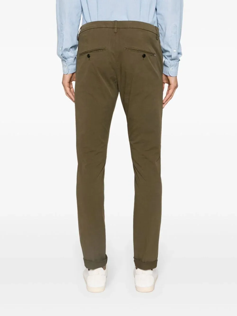 Dondup Mid-Rise Straight Leg Trousers