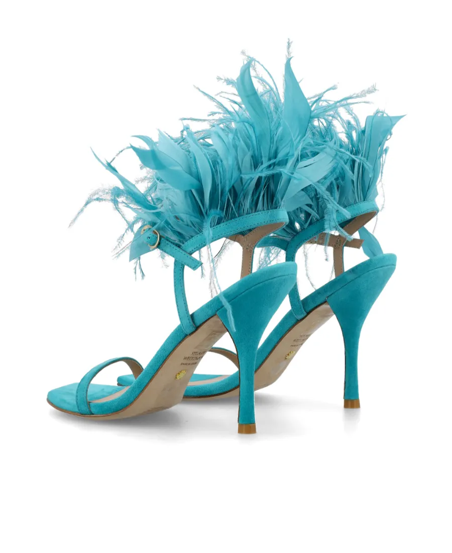 Tie High-Heeled Sandals