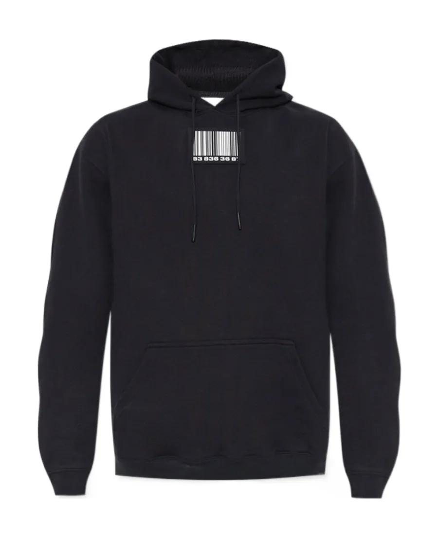 Logo-Patch Long-Sleeve Hoodie