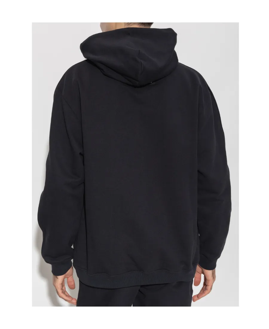 Logo-Patch Long-Sleeve Hoodie