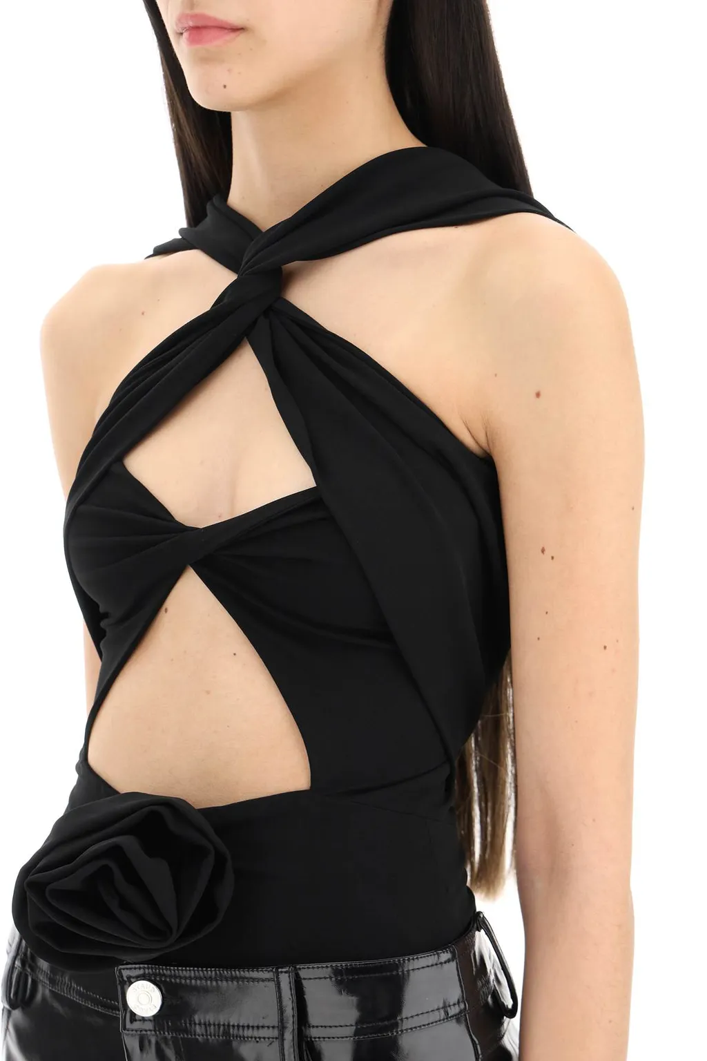 Twisted Cut-Out Bodysuit