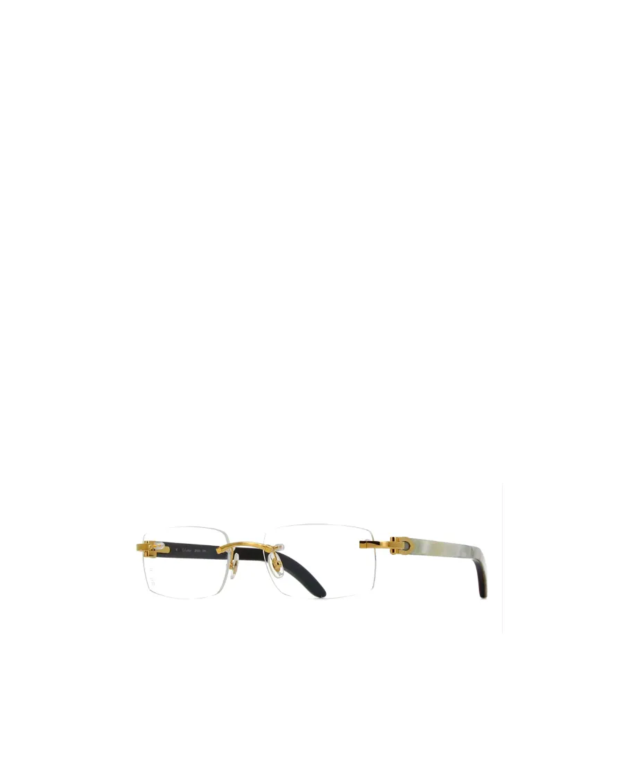 Cartier Rimless Rectangular Frame Glasses