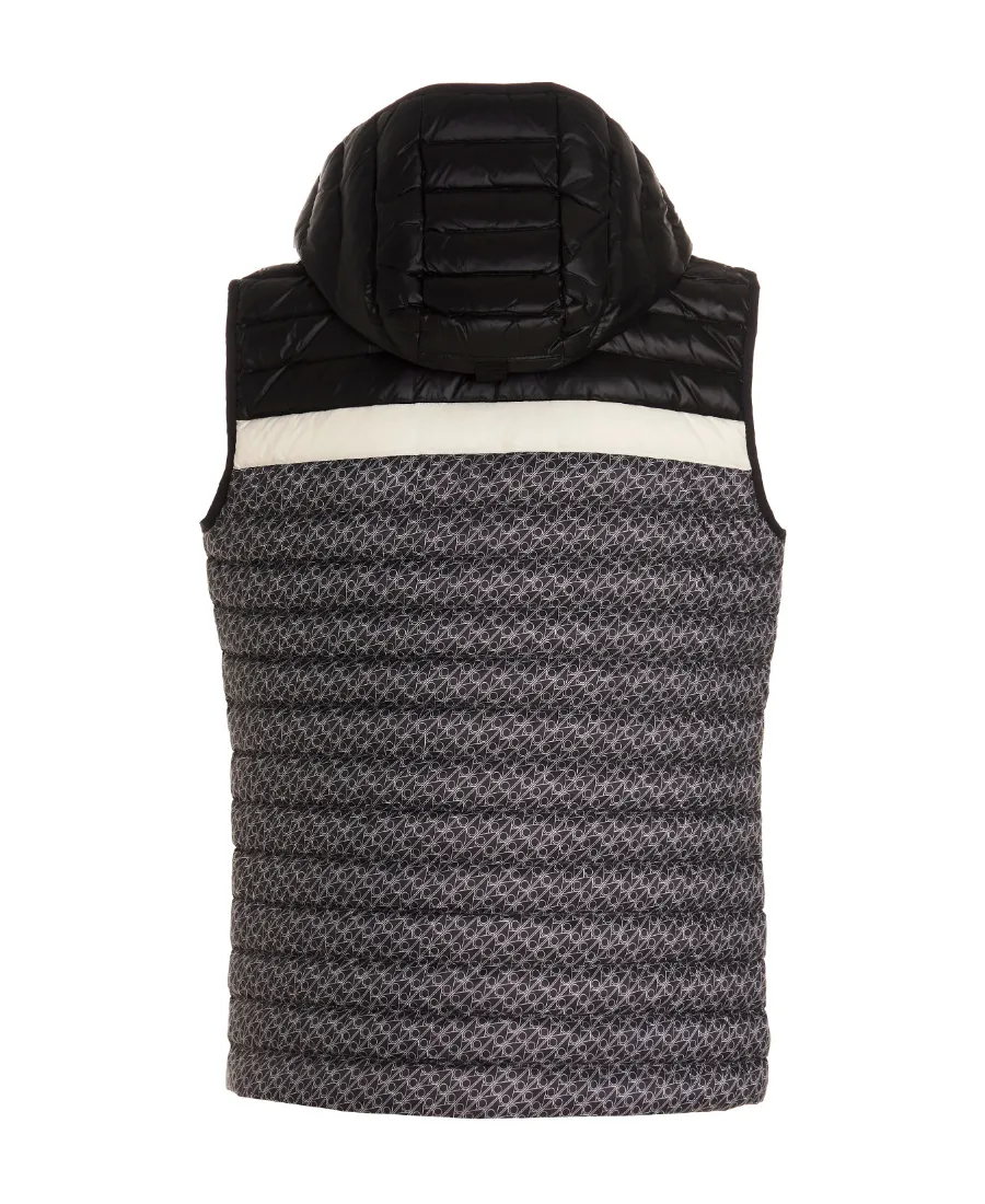 Logo Jacquard Padded Gilet