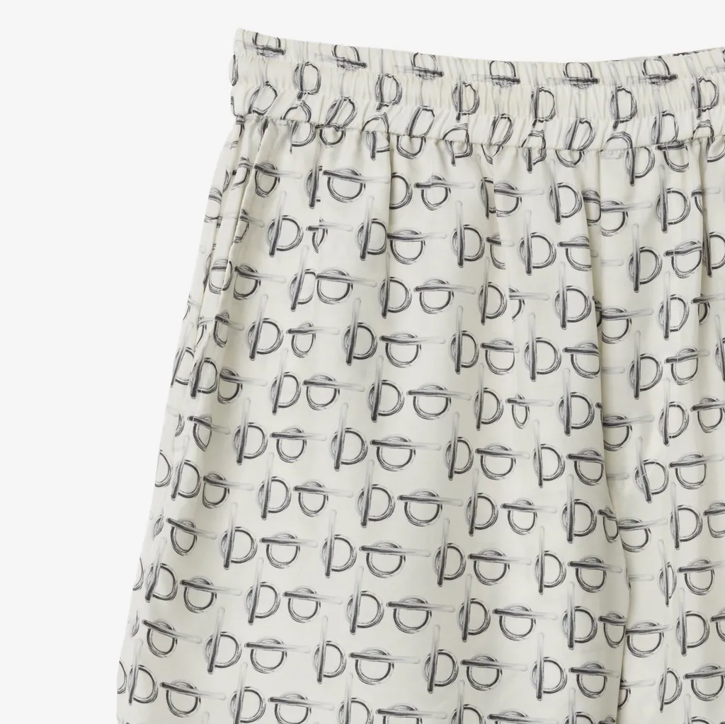 Burberry Drawstring All-Over Printed Shorts
