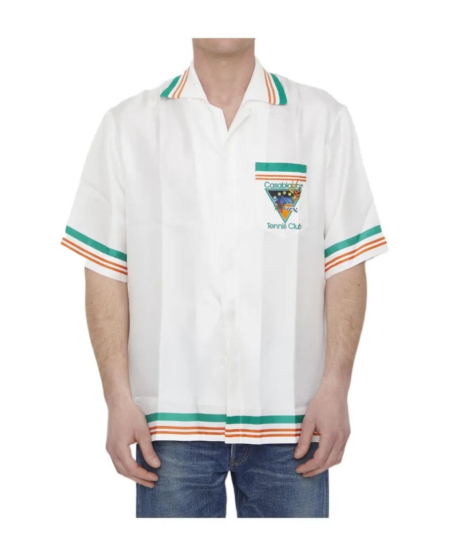 Tennis Club Icon Silk Shirt