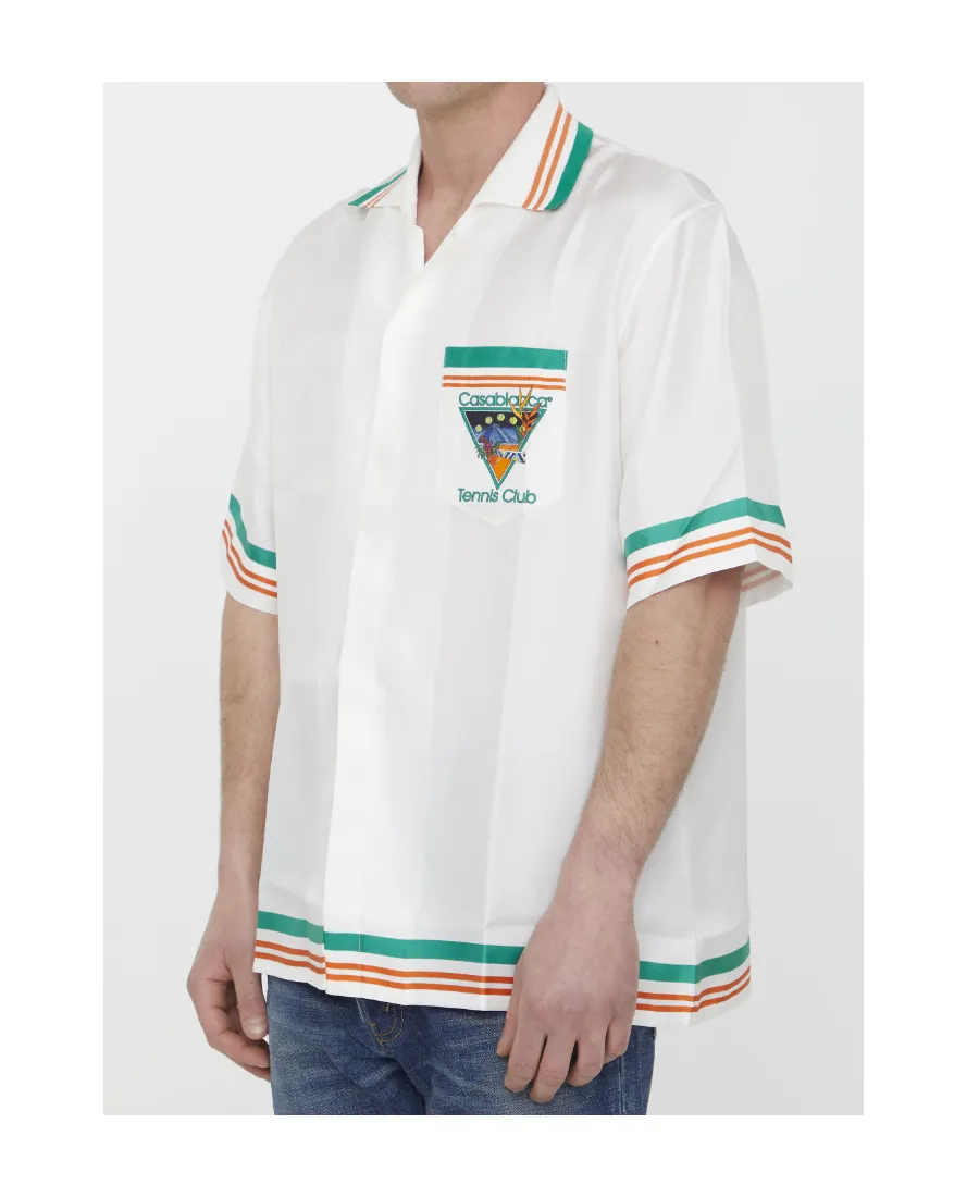 Tennis Club Icon Silk Shirt