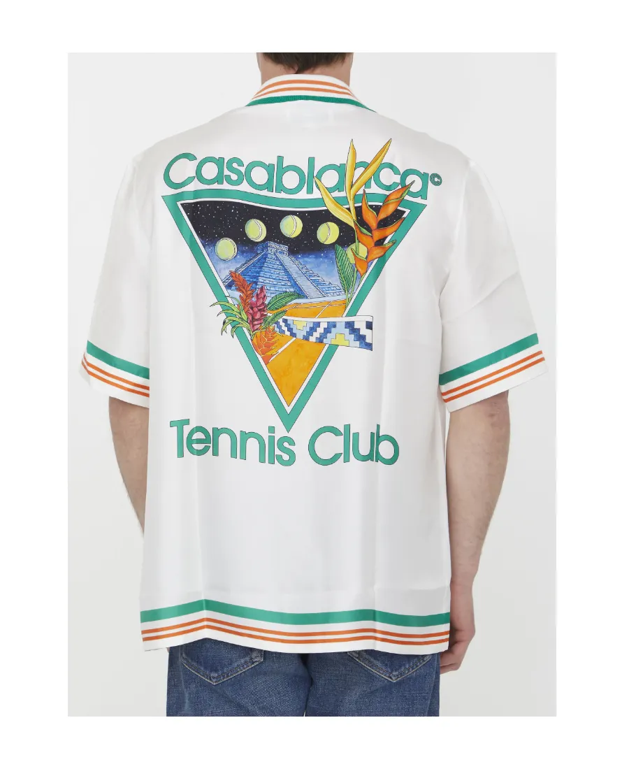 Tennis Club Icon Silk Shirt