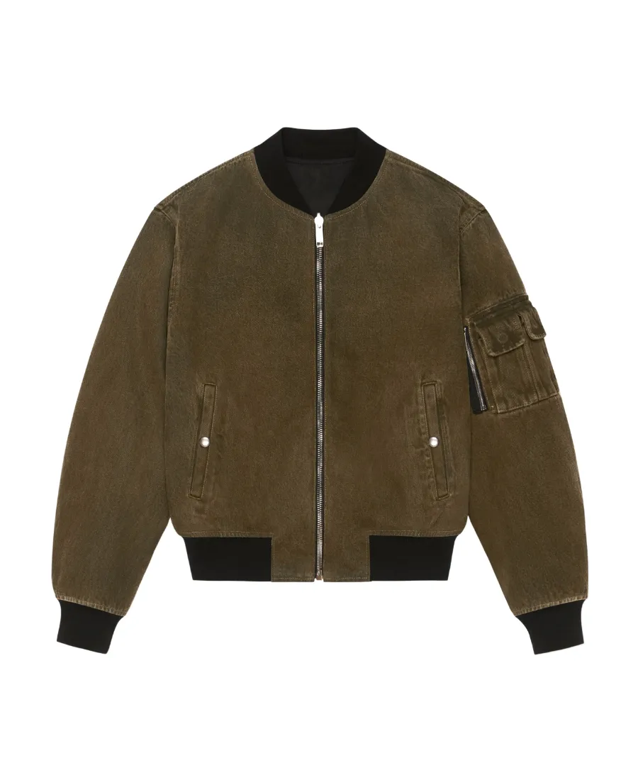 Givenchy Reversible Denim Bomber Jacket