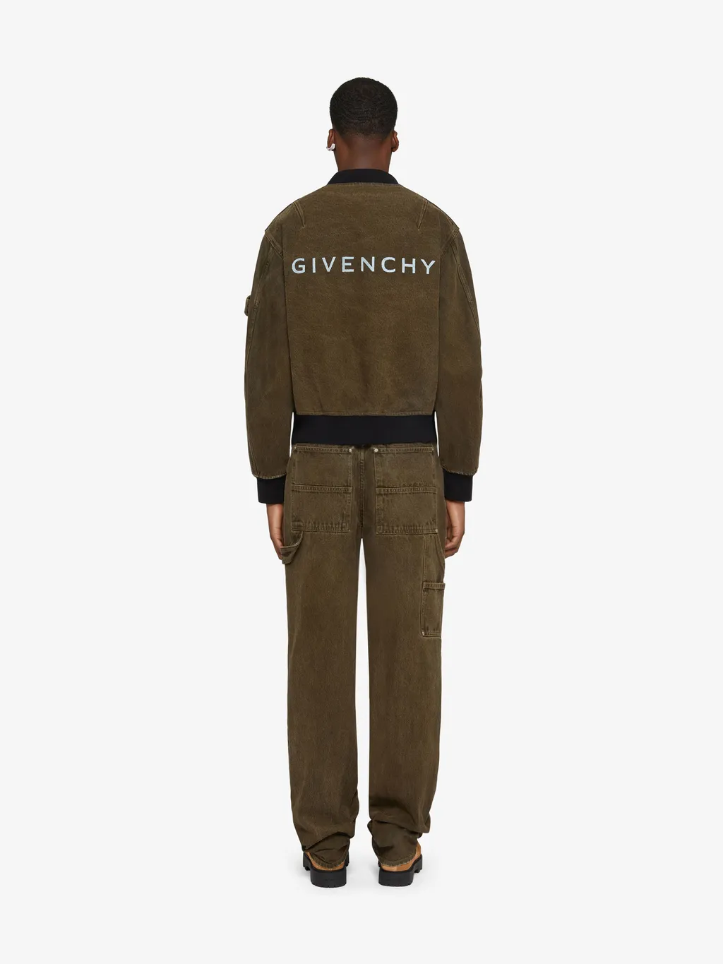 Givenchy Reversible Denim Bomber Jacket