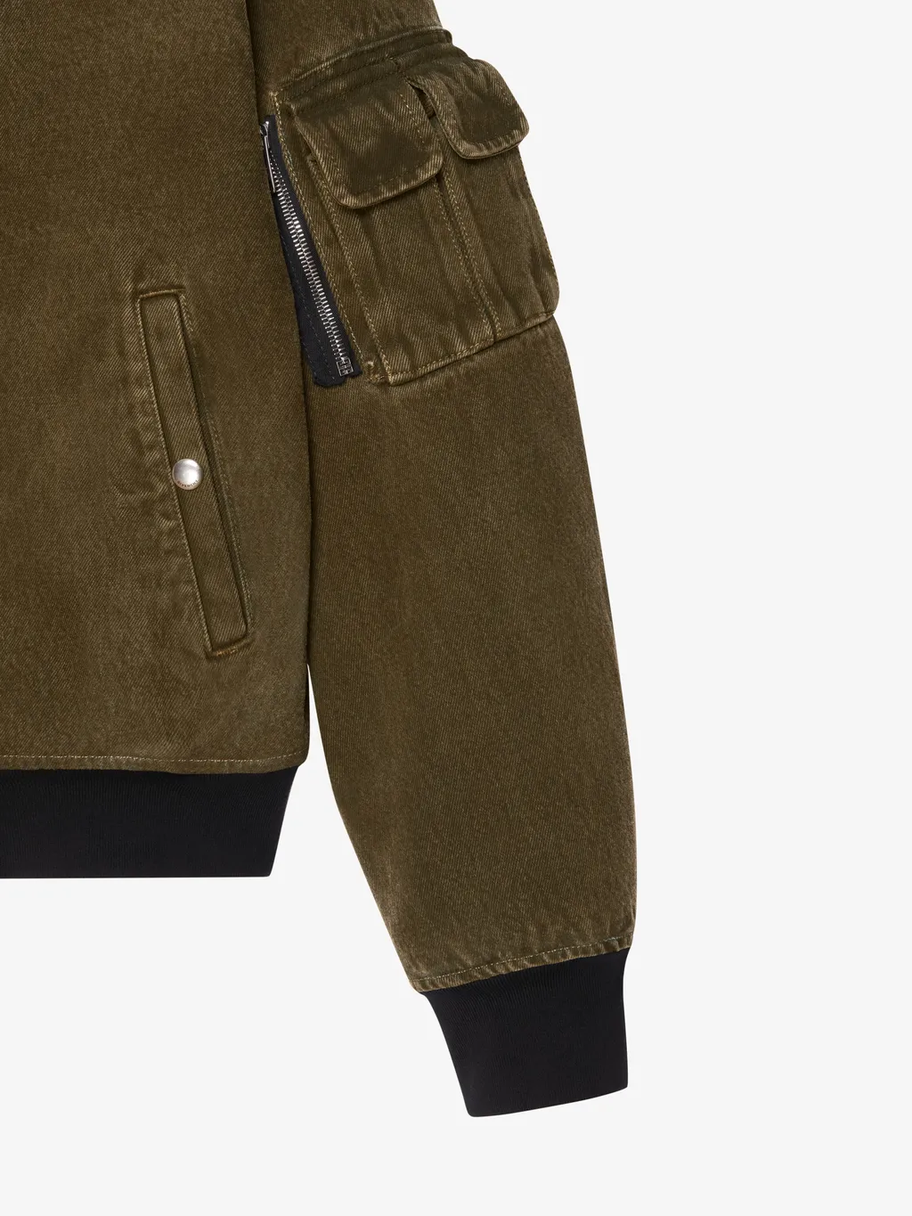 Givenchy Reversible Denim Bomber Jacket