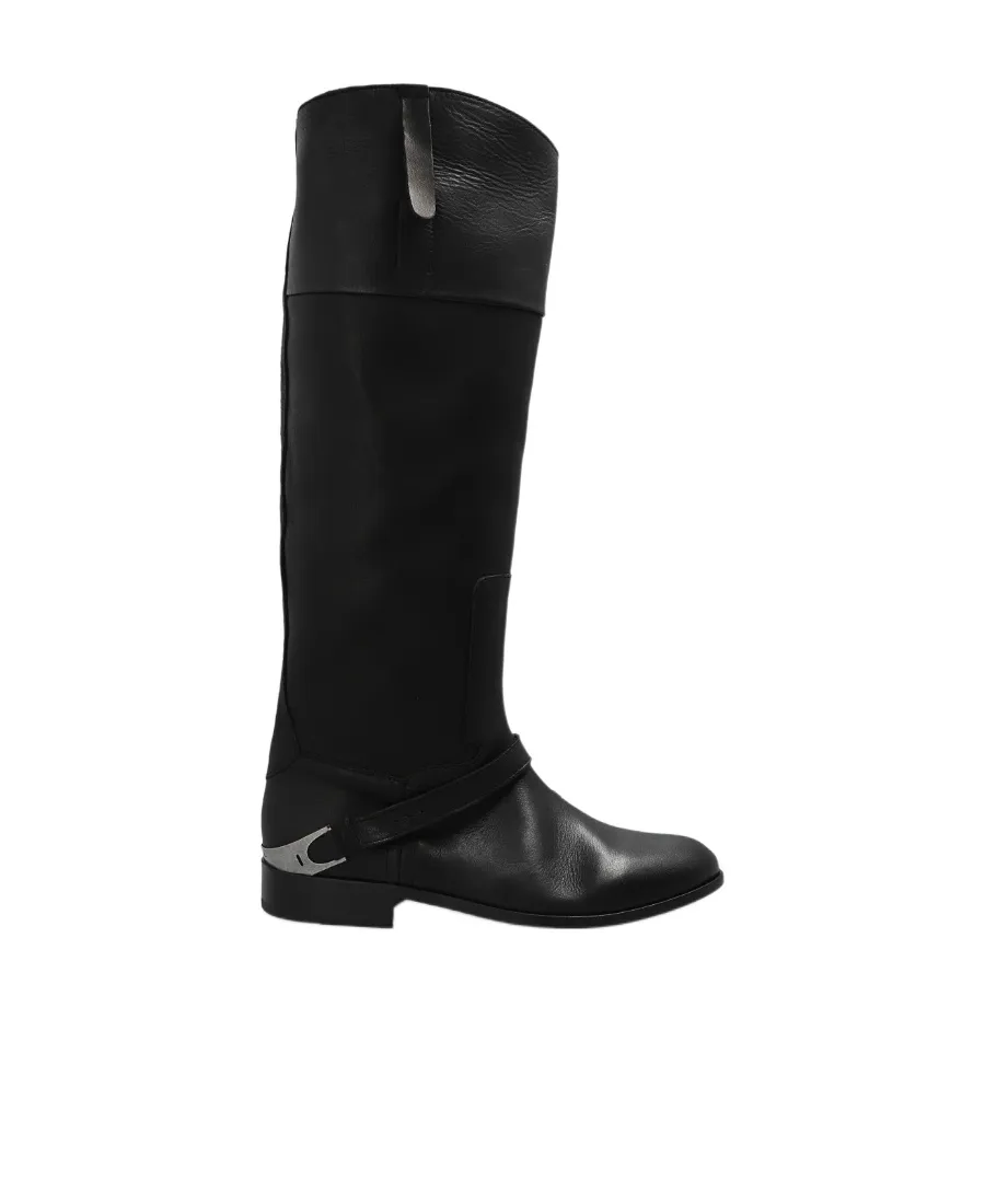 Golden Goose Deluxe Brand Charlie Logo-Engraved Boots