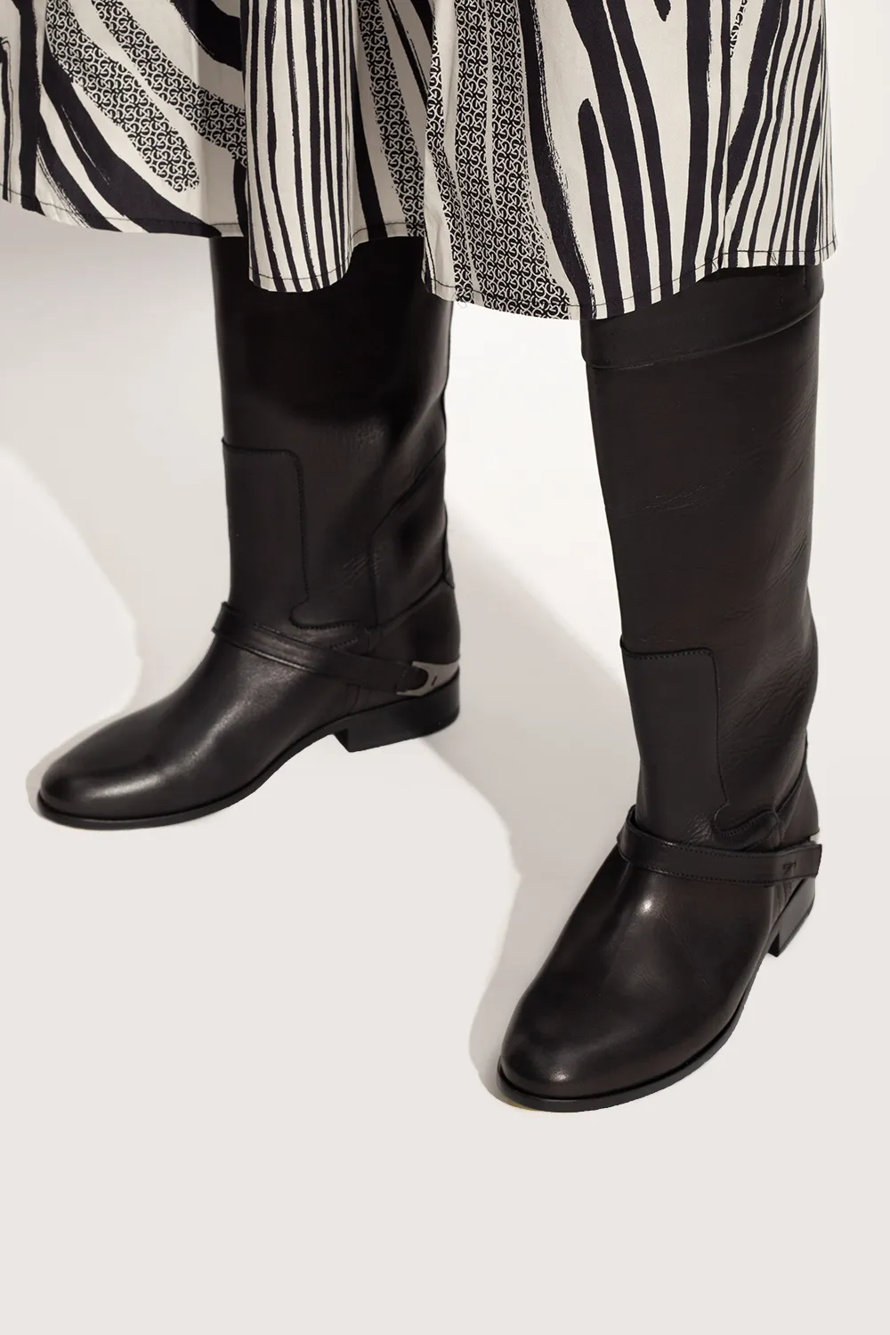 Golden Goose Deluxe Brand Charlie Logo-Engraved Boots