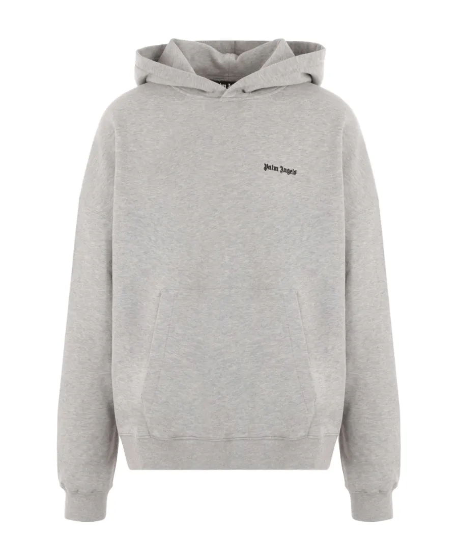 Palm Angels Logo Embroidered Hoodie