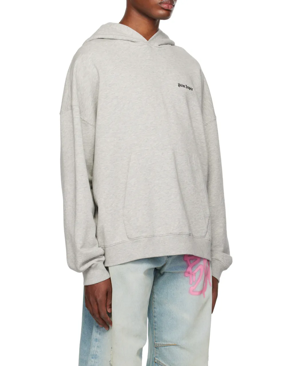 Palm Angels Logo Embroidered Hoodie