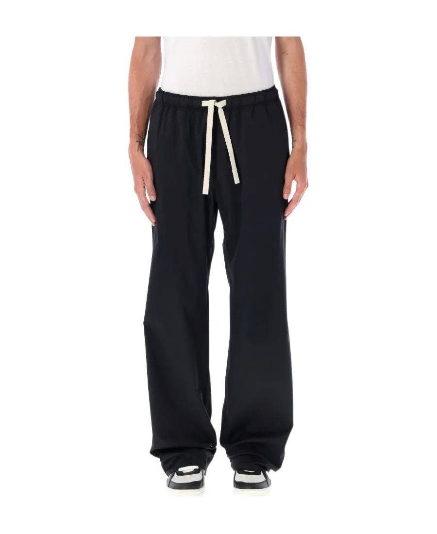 Palm Angels Logo Embroidered Drawstring Pants
