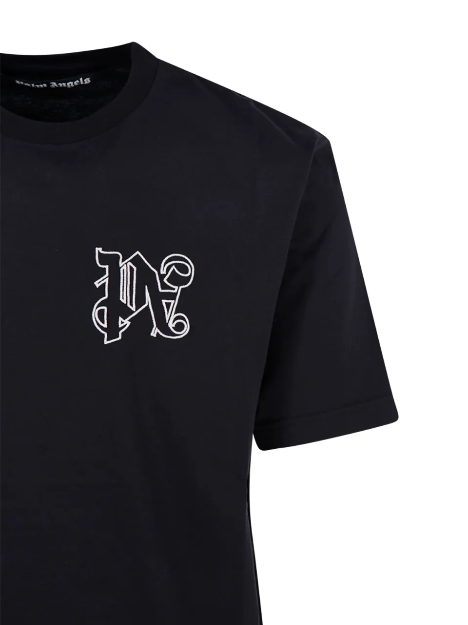 Palm Angels Pa Logo Detailed Crewneck T-Shirt