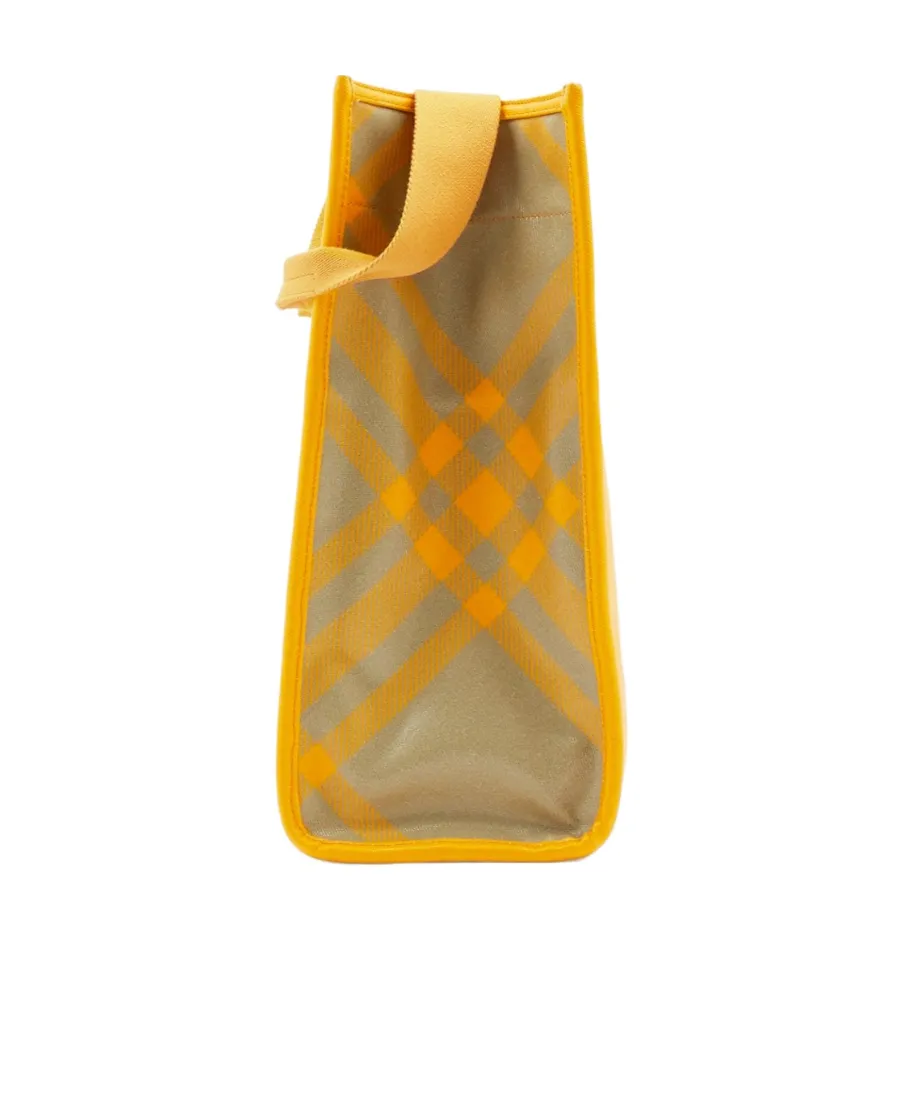 Burberry Plaid-Check Top Handle Bag