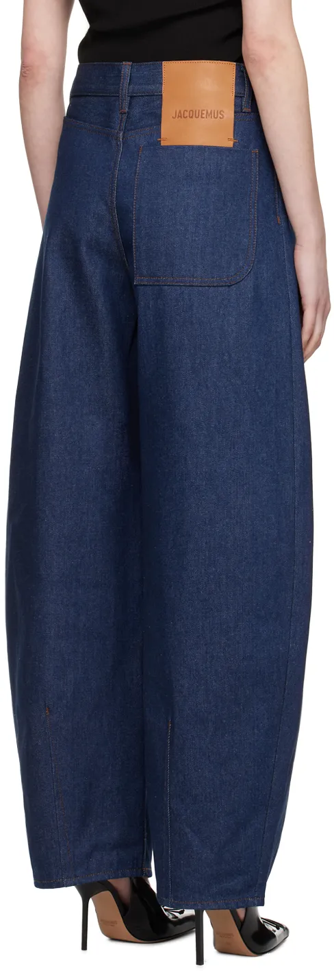 Jacquemus Wide Curved Jeans