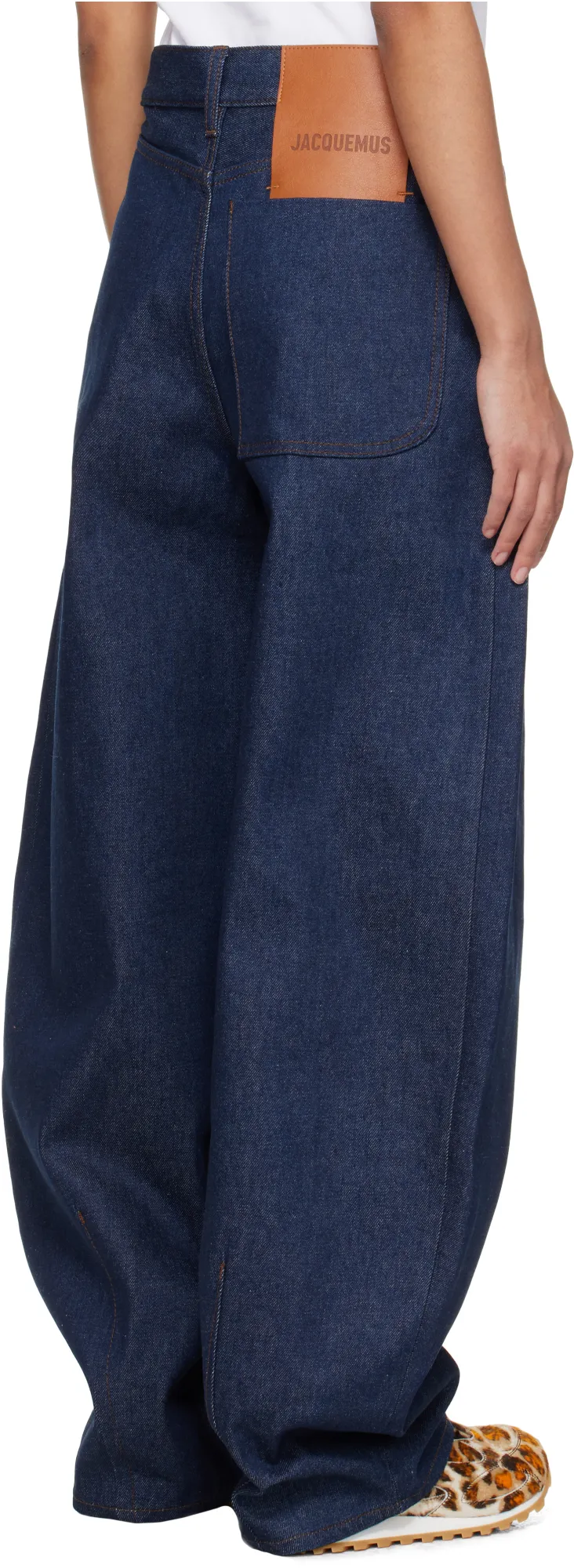 Jacquemus Wide Curved Jeans