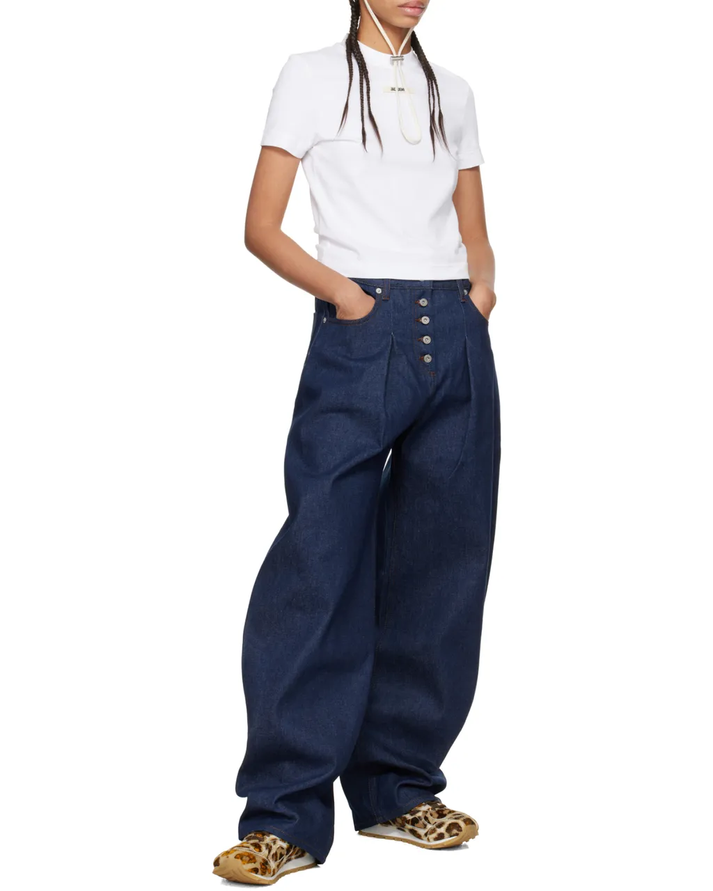 Jacquemus Wide Curved Jeans