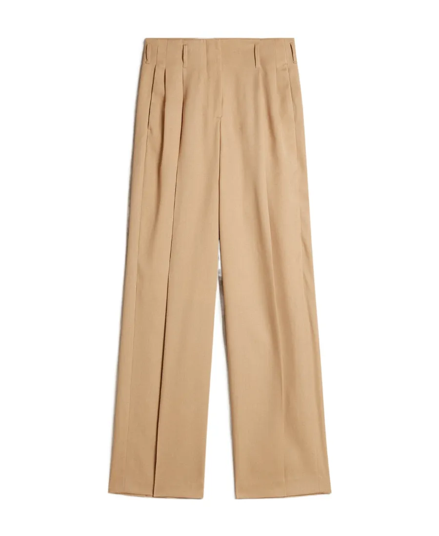 Golden Goose Deluxe Brand Logo Patch Pleated Pants