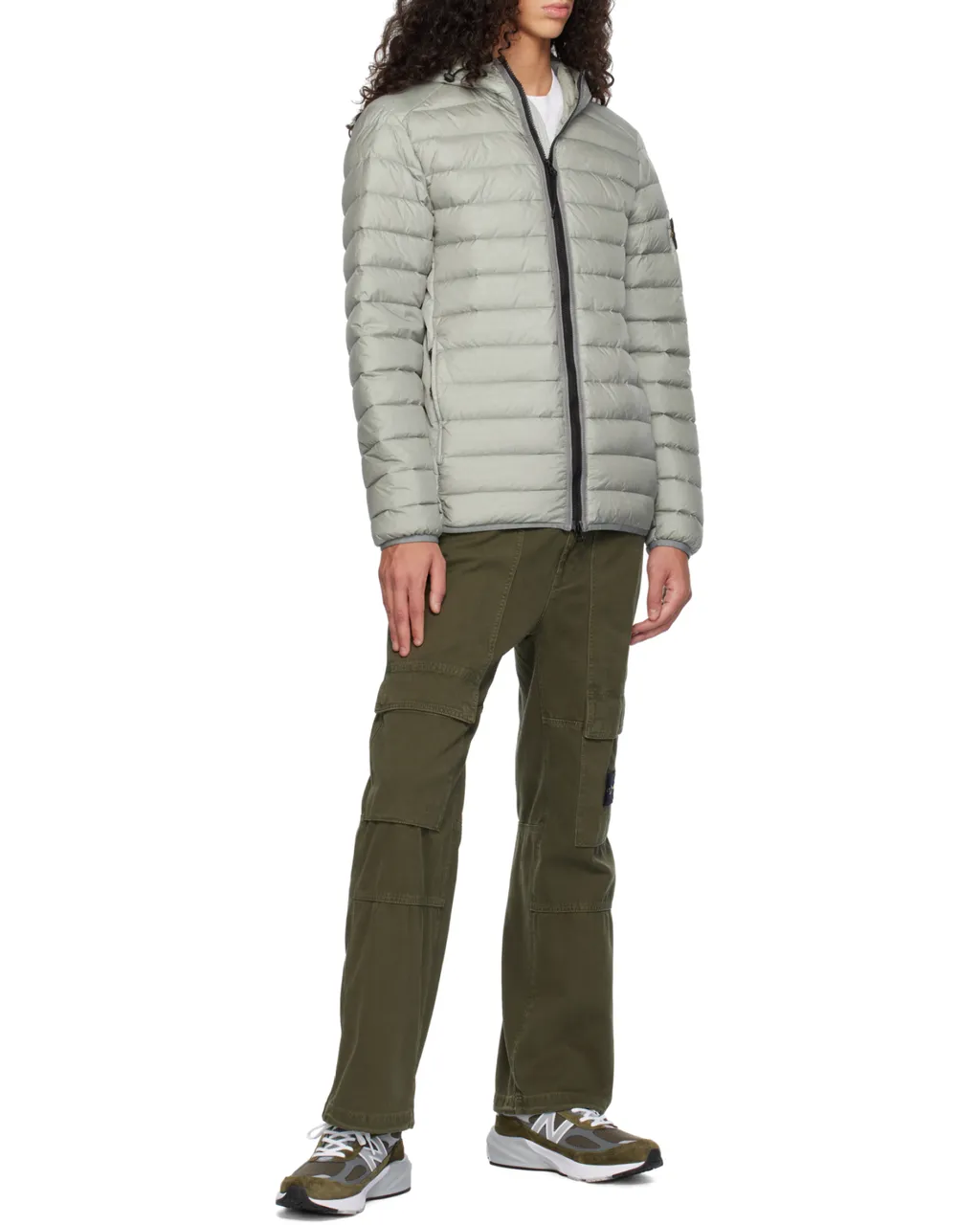 Stone Island Zipped Quilted Jacket