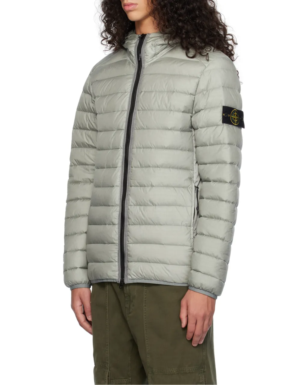 Stone Island Zipped Quilted Jacket