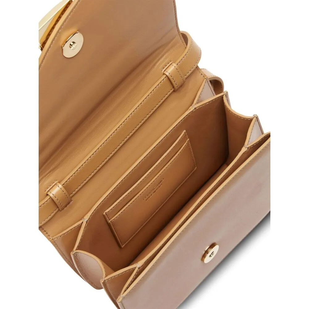 Small Asymmetric Leather Shoulder Bag