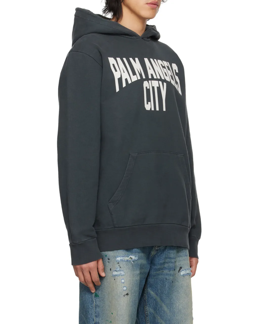 Palm Angels Logo Printed Hoodie