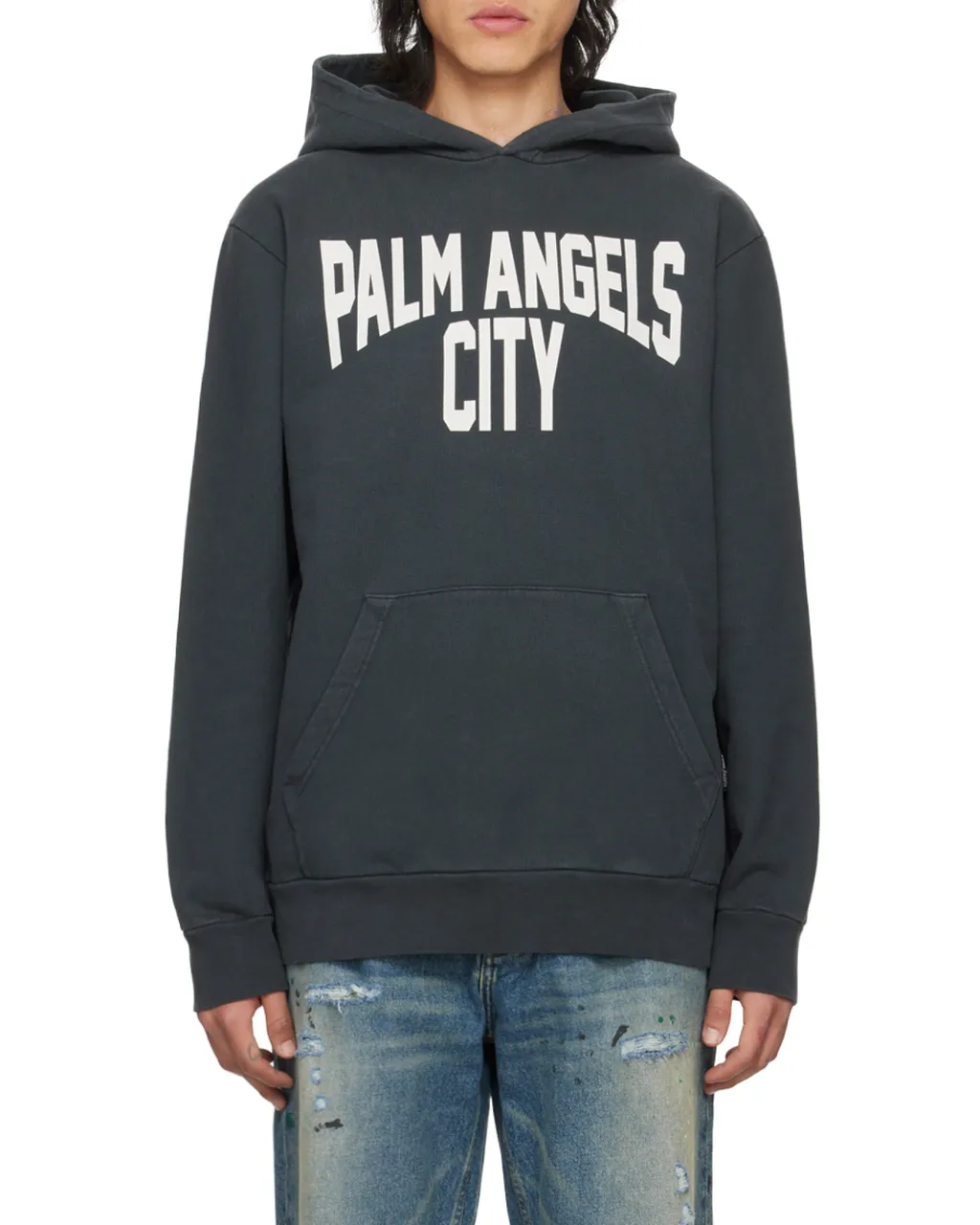 Palm Angels Logo Printed Hoodie