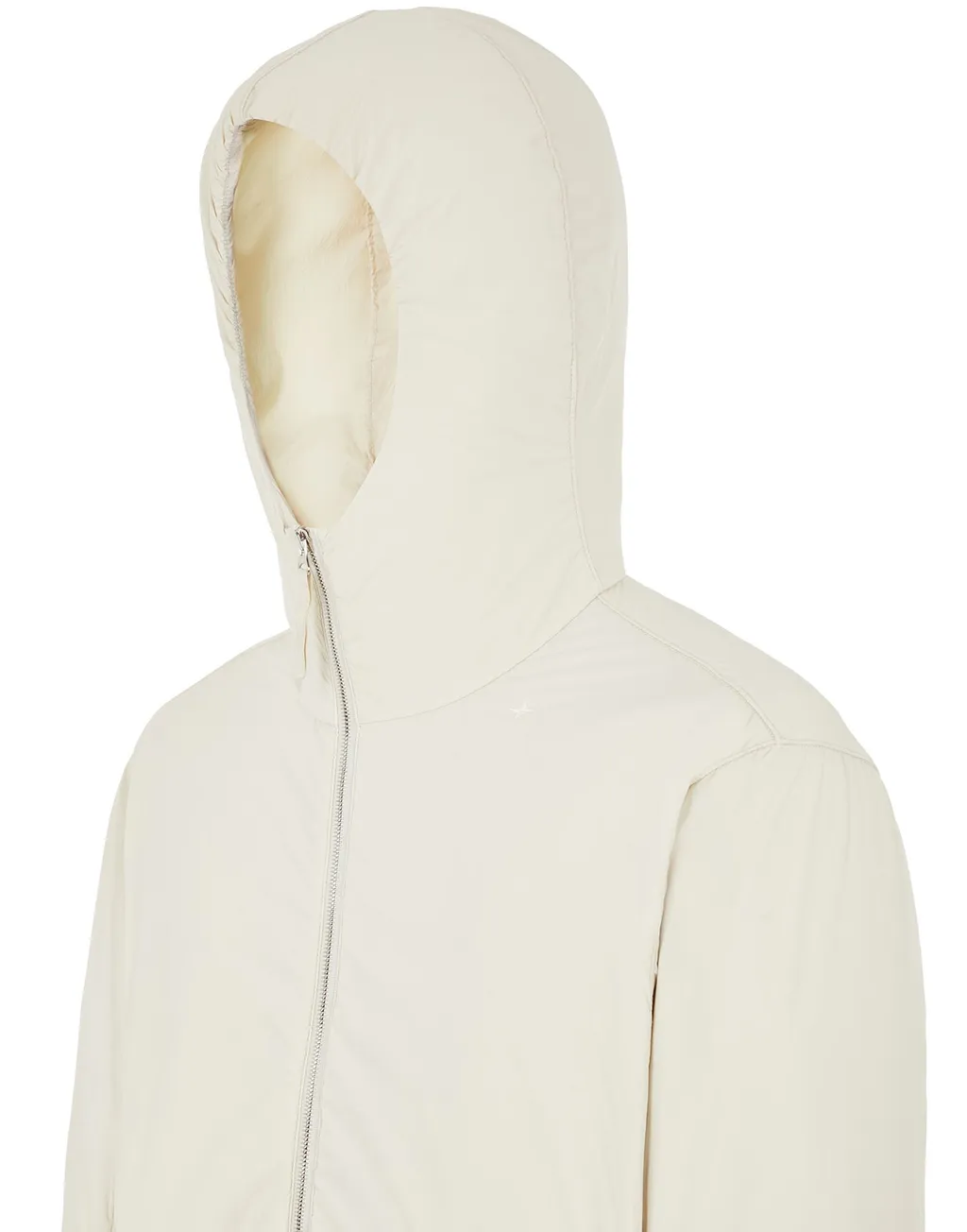 Stone Island Panelled Zip-Up Hooded Jacket