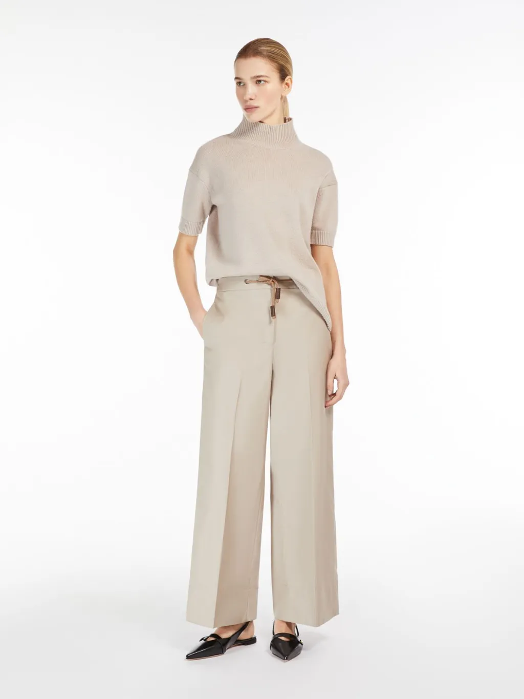 's Max Mara Drawstring Wide Leg Pants