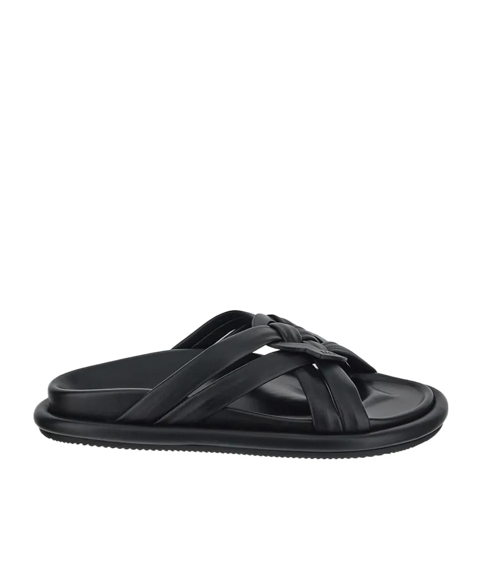 Moncler Logo Embossed Sandals