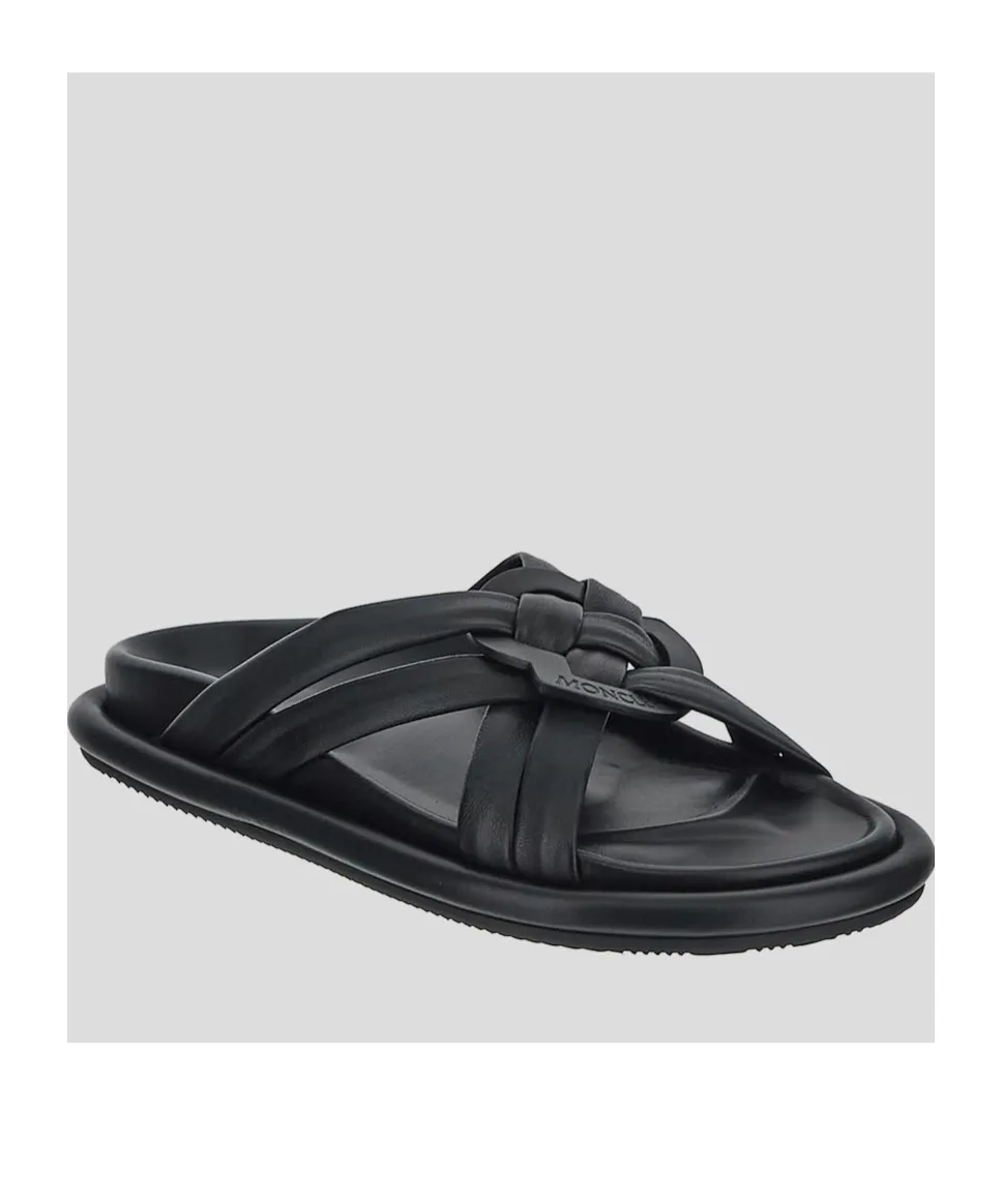Moncler Logo Embossed Sandals