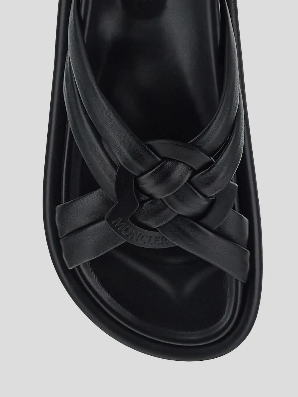 Moncler Logo Embossed Sandals